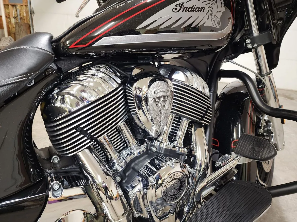Indian motorcycle ceramic coating