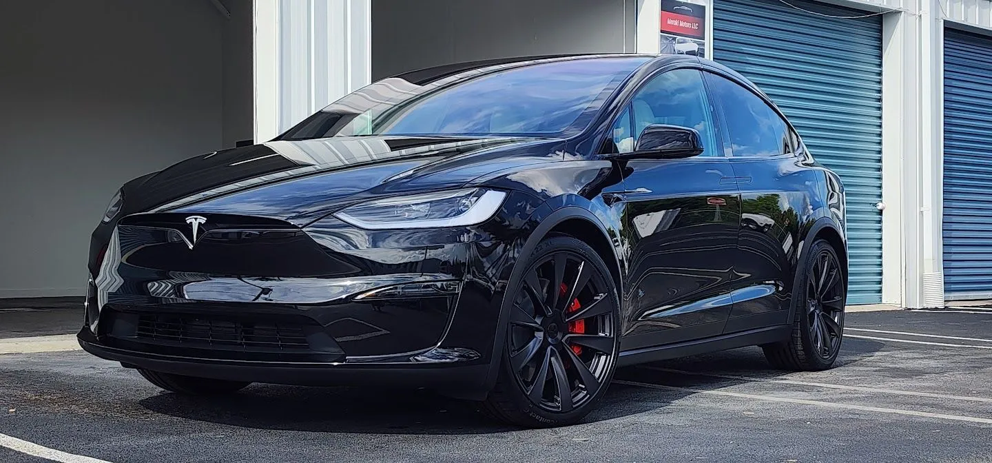 Ceramic-coated Tesla Model X