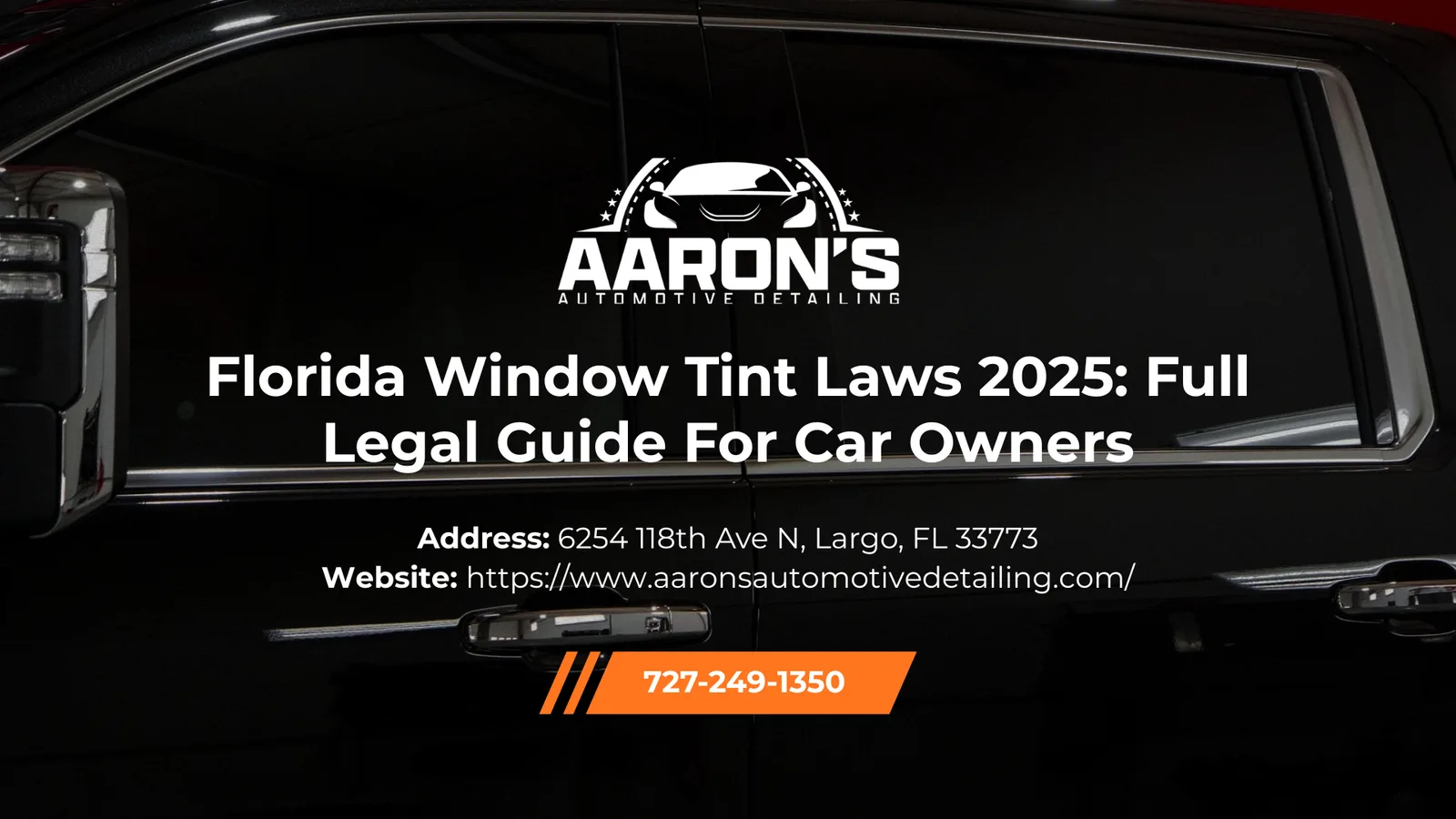 Florida Window Tint Laws 2025: Full Legal Guide For Car Owners